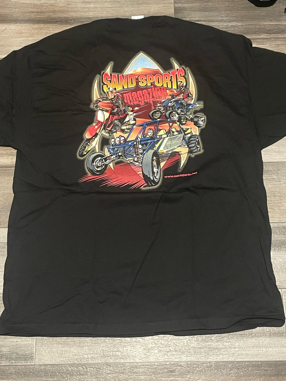 Vintage Black Sand Sports Graphic Tee
